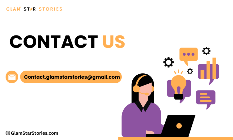 contact us page for glam star stories